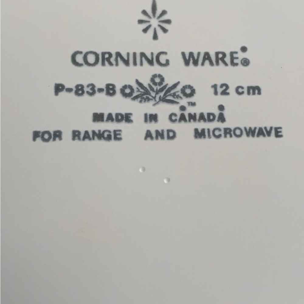 cornflower Blue corningware mini frying pan - p-83-b 12 hard to find … - Picture 3 of 3